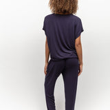 Avery Jersey Modal Slouch PJ Set Navy