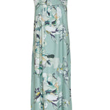 Julia Floral Print Long Nightdress Sage