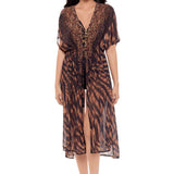 Raya de Safari Kimono Swim Cover Up