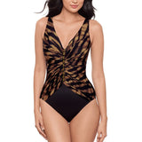 Raya de Safari Chamer One Piece Shaping Swimsuit
