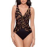 Raya de Safari Chamer One Piece Shaping Swimsuit