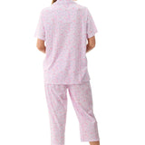 Connie Poly/Cotton Knit PJ Set Pink