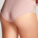Back view of Ana Brief Vintage showing delicate lace design and smooth stretch fit.