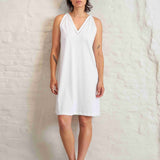Abie Sleeveless Cotton Sleepdress Perfect White