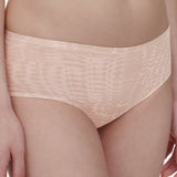 Soft Stretch Hipster Brief Light Snake Print