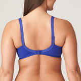 Back view of the PrimaDonna Orlando Bra in Crazy Blue, highlighting secure fit and supportive straps, part of The Foundation’s lingerie collection.