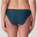 Back view of Tom Mini Rio Brief by Marie Jo in dark green, featuring full bikini-style coverage