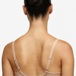 Back view of the Maddie Memory Foam Bra Soft Pink by Passionata, showcasing leotard back and adjustable straps—shop this piece at The Foundation.