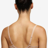 Back view of the Maddie Memory Foam Bra Soft Pink by Passionata, showcasing leotard back and adjustable straps—shop this piece at The Foundation.