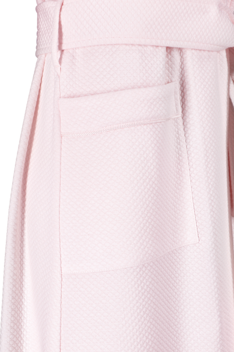 Sylvie Matelasse Full Length Quilted Robe Pink