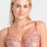Perla Soft High Apex Bra Rosy