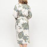Piper Floral Print Robe White