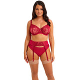 Portia Suspender Red