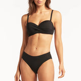 Essentials Mid Bikini Pant Black