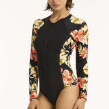 Juniper Long Sleeved Multifit One Piece Black