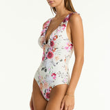 Belle Frill One Piece Swimsuit Coconut