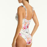 Belle Frill One Piece Swimsuit Coconut