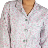 Rose Revere Flannel Pyjama Set Ivory