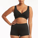 Essentials Katie Boy Leg Pant Black