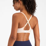 Berlei Electrify Mesh underwire sports bra in nude glow for women Style YYN7  for high impact sports slim body shape cross back adjustable straps