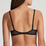 Back view of the bra, revealing adjustable straps and a soft mesh band for a smooth finish.