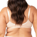 Back view of the Teint Gorgeous T-Shirt Bra by Triumph, showing soft hook-and-eye closure—shop at The Foundation.