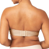Back view of Triumph’s strapless nude bra with convertible straps, designed for versatility—shop The Foundation collection.