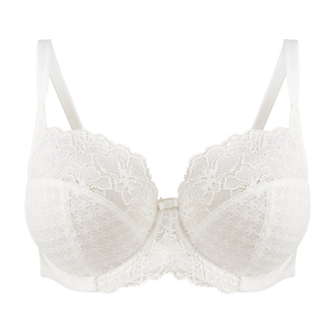 Envy Stretch Lace Full Cup Bra Ivory