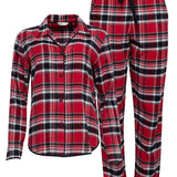 Windsor Red Check Long Sleeve PJ Set
