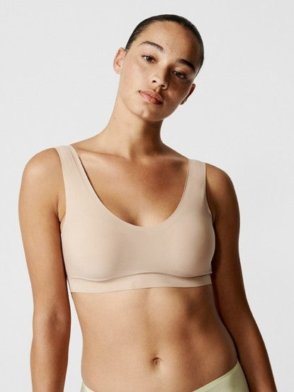 Soft Stretch Padded Top Nude
