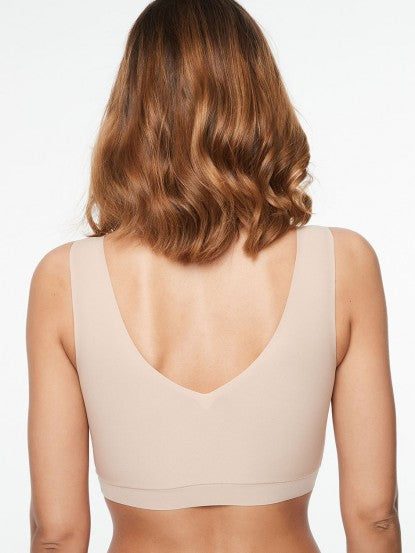 Soft Stretch Padded Top Nude