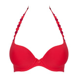 Tom Padded Heart Shaped Convertible Bra Scarlet