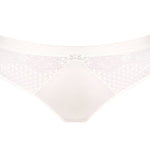 flat layer of Rosalia Midi Brief Ivory – seamless mesh and soft coverage – The Foundation