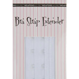 Packaging of the 4 Hook Bra Extender White, available at The Foundation, a practical bra accessory for added comfort and space in four-hook bras.