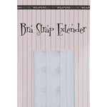 Packaging of the 2 Hook Bra Extender White, available at The Foundation, a convenient bra accessory to add extra room and comfort for two-hook bras.