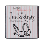 Invisistrap Clear Bra Straps by Secret Weapons in packaging – transparent, adjustable support for convertible bras.
