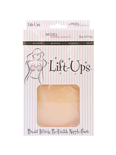 Lift Ups by Secret Weapons – Nude reusable breast lift nipple covers in 11cm diameter.