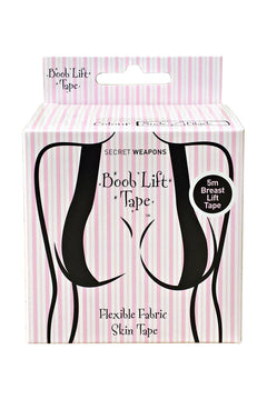 Boob Lift Tape Nude by Secret Weapons – strong, hypoallergenic 5-metre roll for bra-free support.