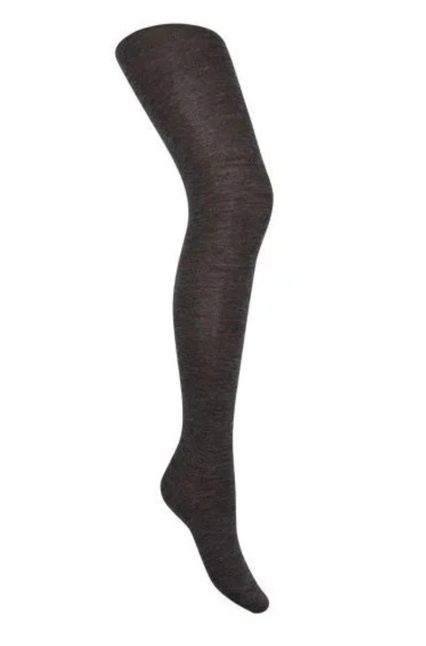 Wool / Cotton Doubleface Tights Marine