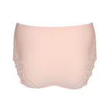 PrimaDonna Madison Full Brief Lace Back in Pink Diamond from The Foundation, featuring floral gingham print and lace-wrapped back. back