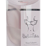 Packaged Chicken Fillet Enhancers in clear plastic wrap, showing branding and product silhouette.