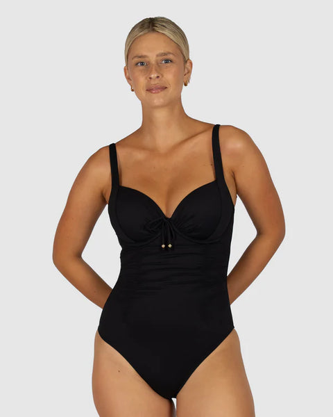 Chloro D.DD Mould One Piece Swimsuit Black
