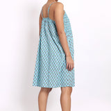 Bloom Frilly Nightie Aqua Small Floral