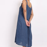 Self Stripe Strappy Nightie Ocean