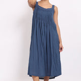 Self Stripe Strappy Nightie Ocean
