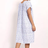 Back of the Hamptons nightie highlighting length and relaxed drape.