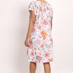 Back view of the Passionflower nightie showing soft drape and relaxed fit.