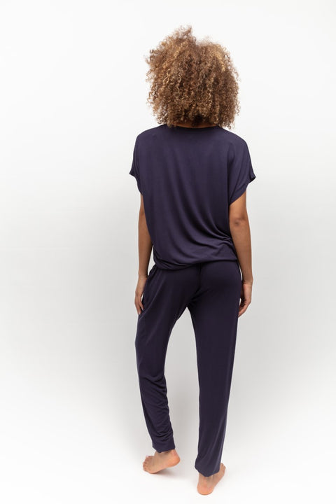 Avery Jersey Modal Slouch PJ Set Navy