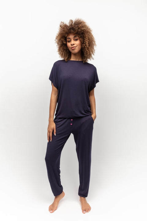 Womens Soft modal Navy Lounge Set