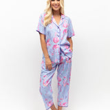 Cyberjammies Flamingo Print Cotton/Modal nightie/sleepdress